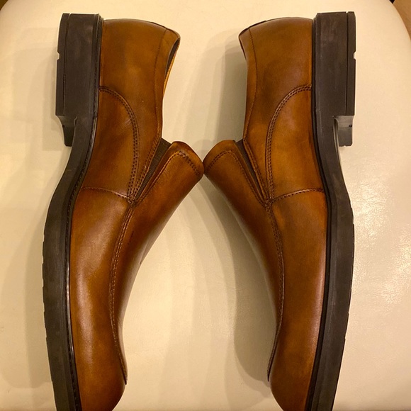 NWOT Gorgeous Mens Ecco Vitrus Leather Loafers Size 12-12.5 Made in Slovakia - Picture 7 of 11